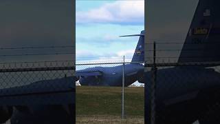 C17A Takeoff c17 c17globemaster airforce military takeoff [upl. by Nettirb]