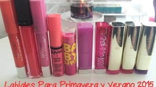 Labiales para Primavera y Verano 2015 [upl. by Asemaj]