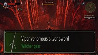 The Witcher 3  Viper venomous silver sword Location [upl. by Agem]