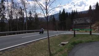 Yamaha R1 and Aprilia rsv4 flyby sound [upl. by Lukash297]