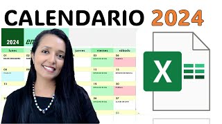 CREA UN CALENDARIO DE ACTIVIDADES 2024 SUPER FACIL Y RÁPIDO EN EXCEL Y SIN FORMULAS [upl. by Ready]