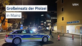 Großeinsatz der Polizei in Mainz [upl. by Ettelliw436]