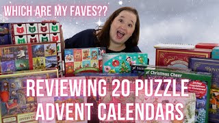 Reviewing ALL of my Jigsaw Puzzle Advent Calendars  My top picks and which should you Avoid [upl. by Peppie110]