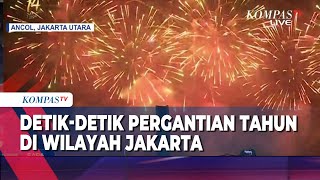 Detik  Detik Pergantian Tahun Baru 2024 Di Wilayah Jakarta [upl. by Harp105]