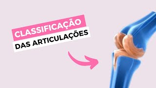 Tipos de ARTICULAÇÃO  classificação funcional e histológica [upl. by Hijoung]