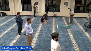 Isha Prayer October 20th [upl. by Crosse]