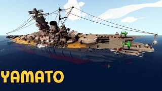 IJN Yamato Ship VS Torpedoes ◉ Stormworks Build and Rescue [upl. by Nrek]