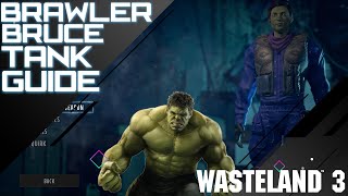 WASTELAND 3  BRAWLER TANK BUILD GUIDE \\ Brawling Build [upl. by Hazelton]