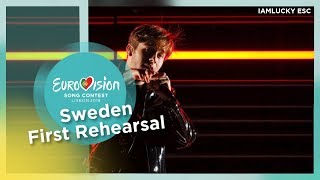 Benjamin Ingrosso  Dance You Off Sweden First Rehearsal in Lisbon [upl. by Ecargyram]