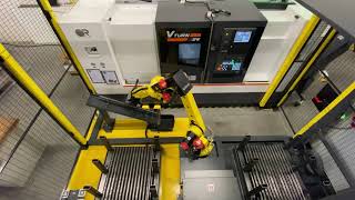 Fanuc en 3Dcamera van Pickit gebruikt voor het automatisch beladen van een Victor Taichung machine [upl. by Dwaine]