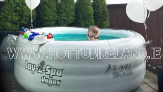 Lay Z Spa Vegas Inflatable hot tub hire review rent spa jacuzzi [upl. by Noired663]