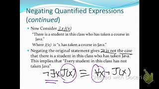 Discrete Math Section 14 Predicates and Quantifiers [upl. by Olinde74]