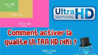 Comment mettre une vidéo en 4K  ULTRA HD  3840p  4096p  Youtube News [upl. by Ivz]