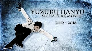 Yuzuru Hanyu 羽生結弦 Signature Moves [upl. by Jobyna]