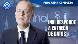 INAI desafía al gobierno por entrega de datos  PROGRAMA COMPLETO  211124 [upl. by Jezabelle]