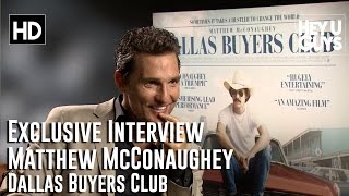 Matthew McConaughey Exclusive Interview  Dallas Buyers Club  Wolf of Wall Street Song [upl. by Harlen]