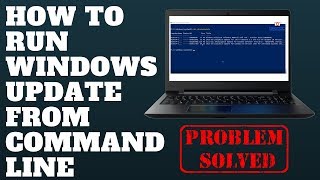 How To Run Windows Update From Command Line [upl. by Jahn]