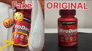 FAKE AND ORIGINAL MYODROL  MYOGENETIX MYODROL hsp [upl. by Kassandra962]