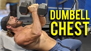 CHEST amp TRICEPS  Dumbbell Only Workout [upl. by Kila]