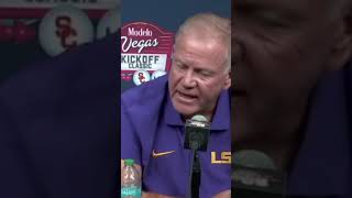 Brian Kelly slams podium after loss to USC [upl. by Neelram33]