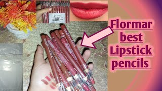 quotFlormar lip pencils swatches and reviewquot lippencil [upl. by Valerian]