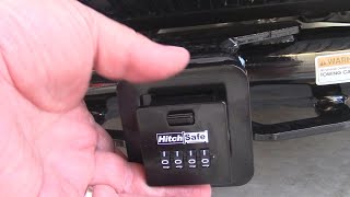 HitchSafe HS7000T Key Vault Hitch Safe install with Mikey Mike in my Hyundai Palisade [upl. by Trix]