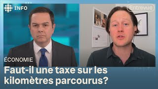 Une taxe kilométrique pour financer les routes  Zone économie [upl. by Theta]