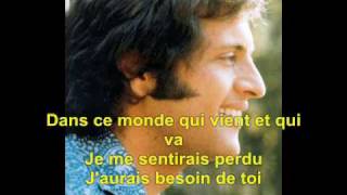 Et Si Tu NExistais Pas  Joe Dassin Lyrics [upl. by Johanan872]