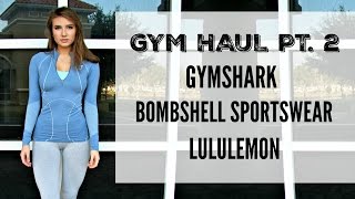 GymShark  LuLuLemon  Bombshell Sportswear  Try On amp Honest Reviews [upl. by Azile]