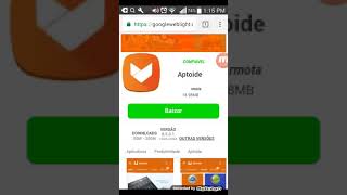 Como baixar aptoide apk pelo Google [upl. by Husha]