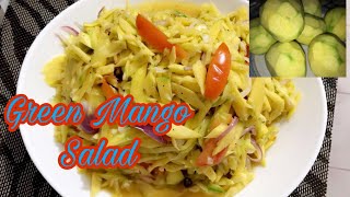 Green Mango Salad  Ensaladang Mangga  Filipino Style  Salvoros Recipe  Pinoy Recipe [upl. by Netram68]