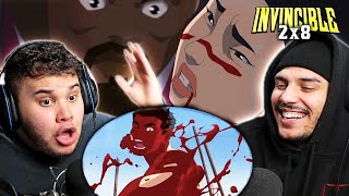 Invincible Season 2 Episode 8 REACTION  The most traumatic episode yet [upl. by Hallsy]