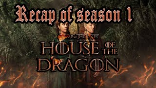 House Of The Dragon Recap Of Season One in 3 Minutes [upl. by Lilac]