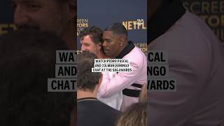 Watch Pedro Pascal and Colman Domingo chat at the sag awards [upl. by Marigolde]