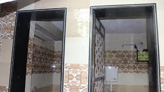 Bathroom Tiles Design  Digital High Glossy Tiles Design With Price  Granite Door Window Chokhat [upl. by Nared]