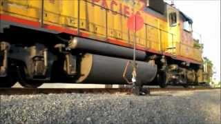 Union Pacific Norwalk Local  Downey Coca Cola Job  52012 [upl. by Donnie]