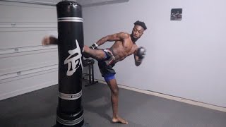 GIKPAL FREE STANDING PUNCHING BAG REVIEWS BY MMA FIGHTER [upl. by Godden]