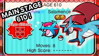 Pokemon Shuffle  Main Stage 610  Salamence 5500 coins used [upl. by Domenic]