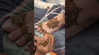 Simple feet mehndi signature design kpmehandiart henna mehndidesignhennaart mehandi [upl. by Yelah]