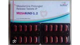 MESAKIND 12 Tablets Mesalamine Prolonged Release Tablets IP [upl. by Presley]