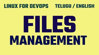 Day4 Linux  File Management  freshers  NonIT Employees  Gap Students  by kk [upl. by Anileda]