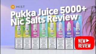 Pukka Juice 5000 Nic Salts Review [upl. by Taryne680]