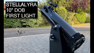 StellaLyra ZhumellApertura 10 inch Dobsonian Telescope First Light Review [upl. by Etnoel]