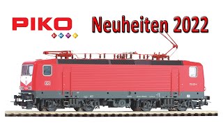 🔥🚆 PIKO Modellbahn Neuheiten 2022  Spur H0 TT N amp G [upl. by Llevram102]