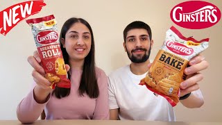 NEW GINSTERS BREAKFAST ROLL AND BUTTER CHICKEN BAKE REVIEW [upl. by Eniksre]