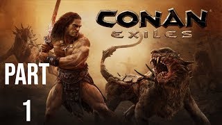 CONAN EXILES Walkthrough Gameplay Part 1 PS4 [upl. by Euginomod824]