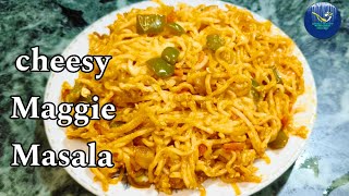 Cheese Maggi Recipe  Street Style Cheesy Masala Maggi recipe [upl. by Benoit695]