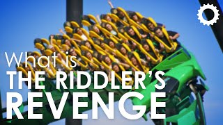 What is The Riddlers Revenge  Six Flags Magic Mountain [upl. by Raimund]