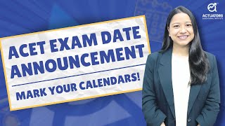 ACET Exam Date IS FINALLY OUT [upl. by Neret352]