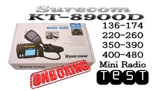 🇨🇵Unboxing Surecom KT8900D 136174 220260 350390 400480 Mini Radio PMR 446👀 [upl. by Cobbie]